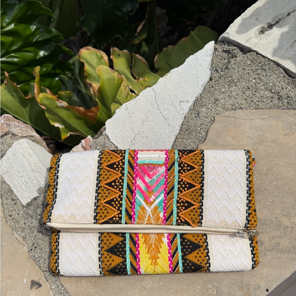 America and beyond wristlet boho tribal